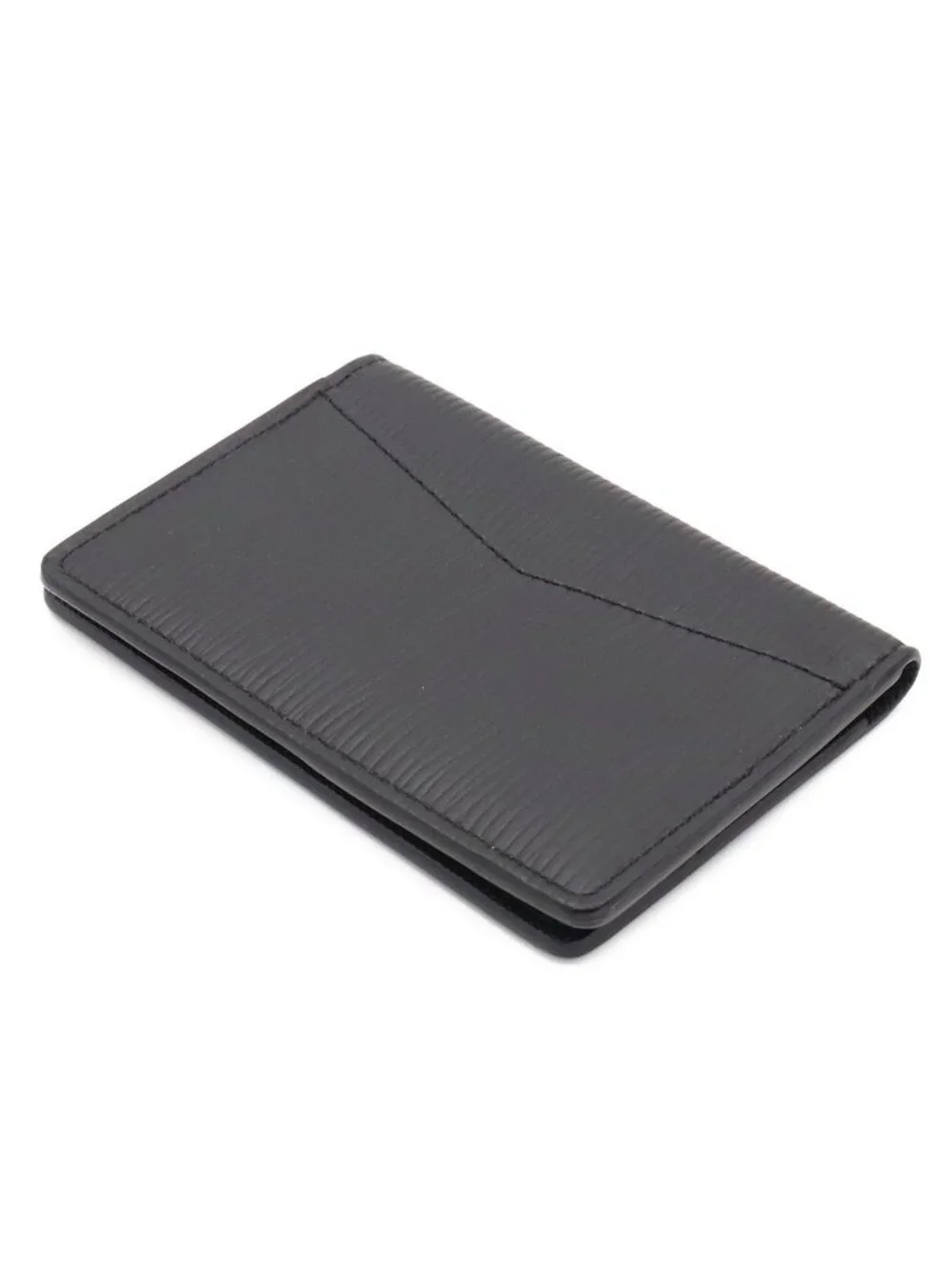 Louis Vuitton Epi Pocket Organizer Card Case Business Noir Black